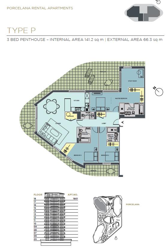 Image of Apartment - 3 Bedrooms - 3 Bathrooms for Rental in EuroCity-Gibraltar, Image 19